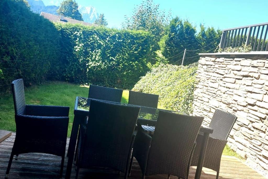 Zentral, Ruhig & Stilvoll Mit Bergpanorama+ Garten Garmisch-Partenkirchen Buitenkant foto